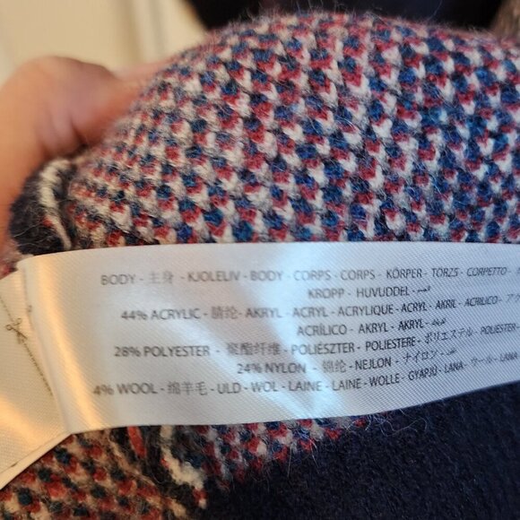 ARIAT Women's Chimayo Duster Sweater, Navy Jacquard M - Picture 7 of 8